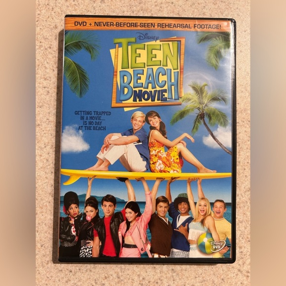 Disney Other - Disney's Beach Adventure DVD with Blue and Yellow Accents